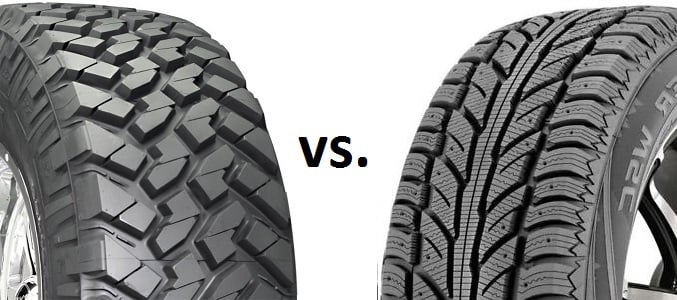 All-terrain vs winter/snow tires
