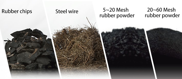 Recycled tire products (source: