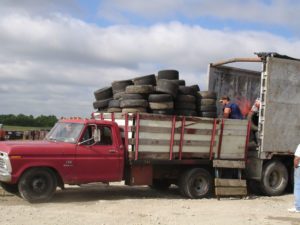 Selling used tires