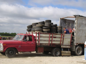 Selling shop used tires