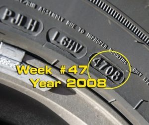 Tire Date Code Chart