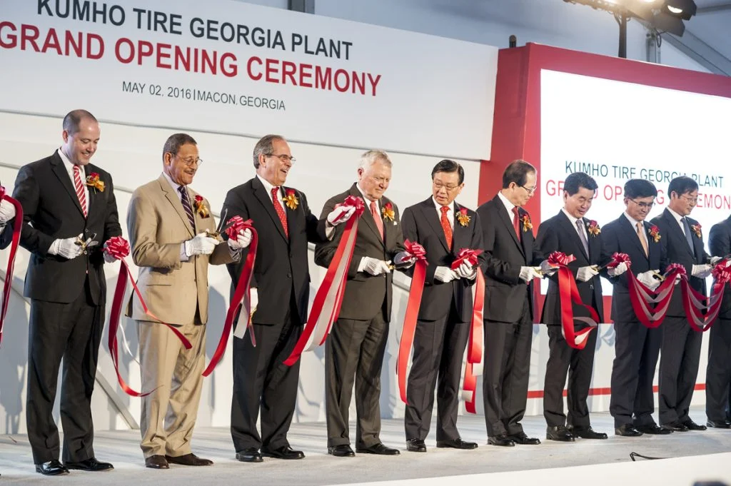 Kumho tire plant opening in Georgia 