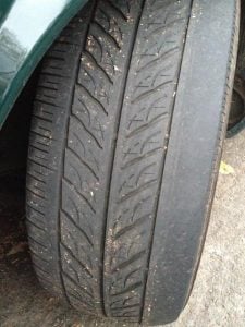 Excessive Wear On Outside Of Tire