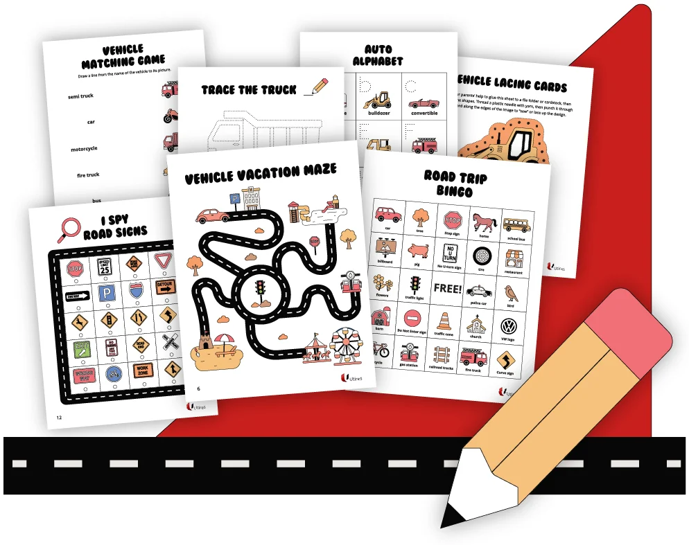 Road Trip Activities For Kids: Games, Mazes, Coloring, Drawing, Word  Search, and More! | Road Trip Activity Book For Vacation | Kids Travel  Activities