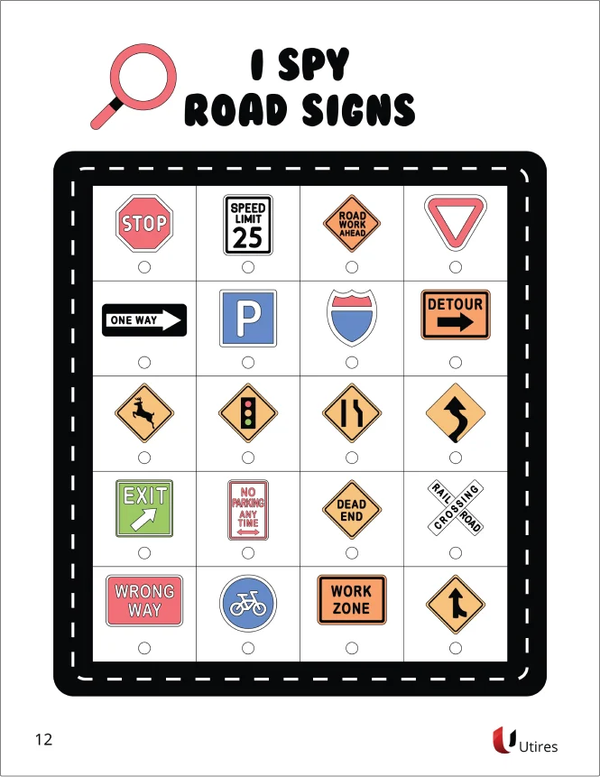 I Spy Road Signs