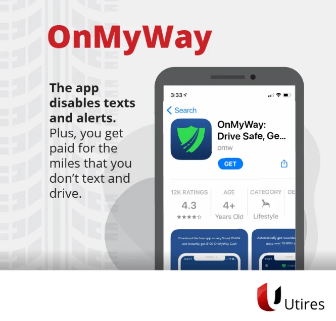 OnMyWay app disables texts and alerts