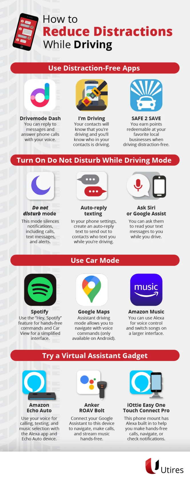 how to reduce distractions while driving