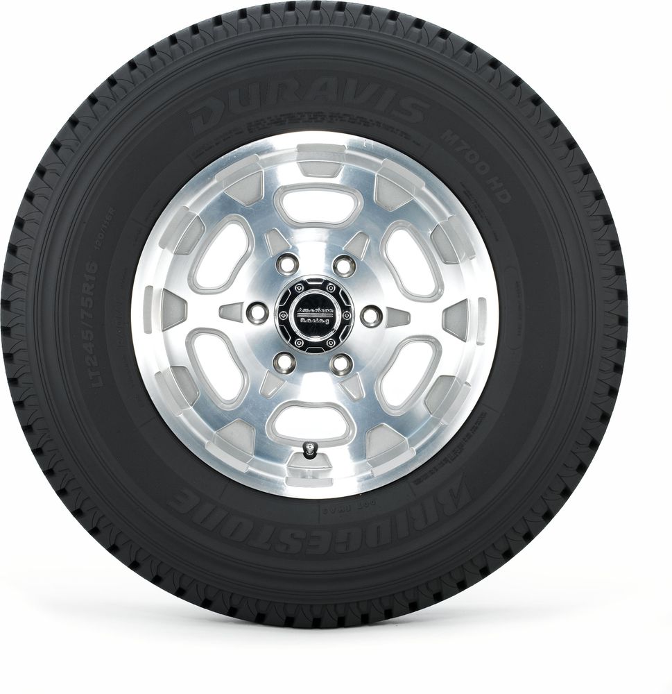 Set of (2) New LT 225/75R16 Bridgestone Duravis M700 HD 115/112R - Image 2
