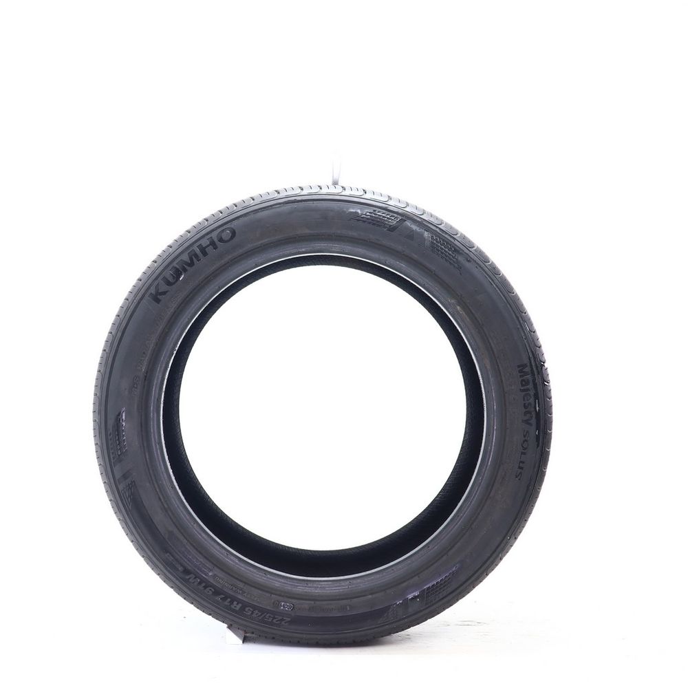 Set of (4) Used 225/45R17 Kumho Majesty Solus KU50 91W - 7-8.5/32 - Image 3