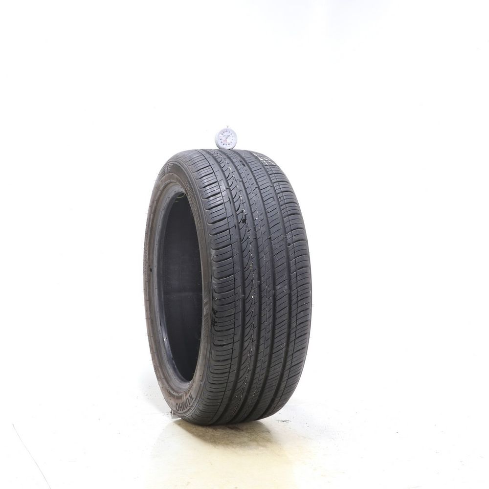 Set of (4) Used 225/45R17 Kumho Majesty Solus KU50 91W - 7-8.5/32 - Image 4