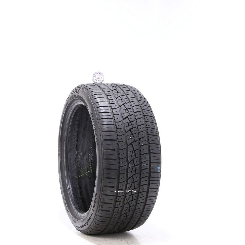 Set of (2) Used 245/40ZR18 Continental ControlContact Sport SRS 97Y - 5.5-7/32 - Image 1