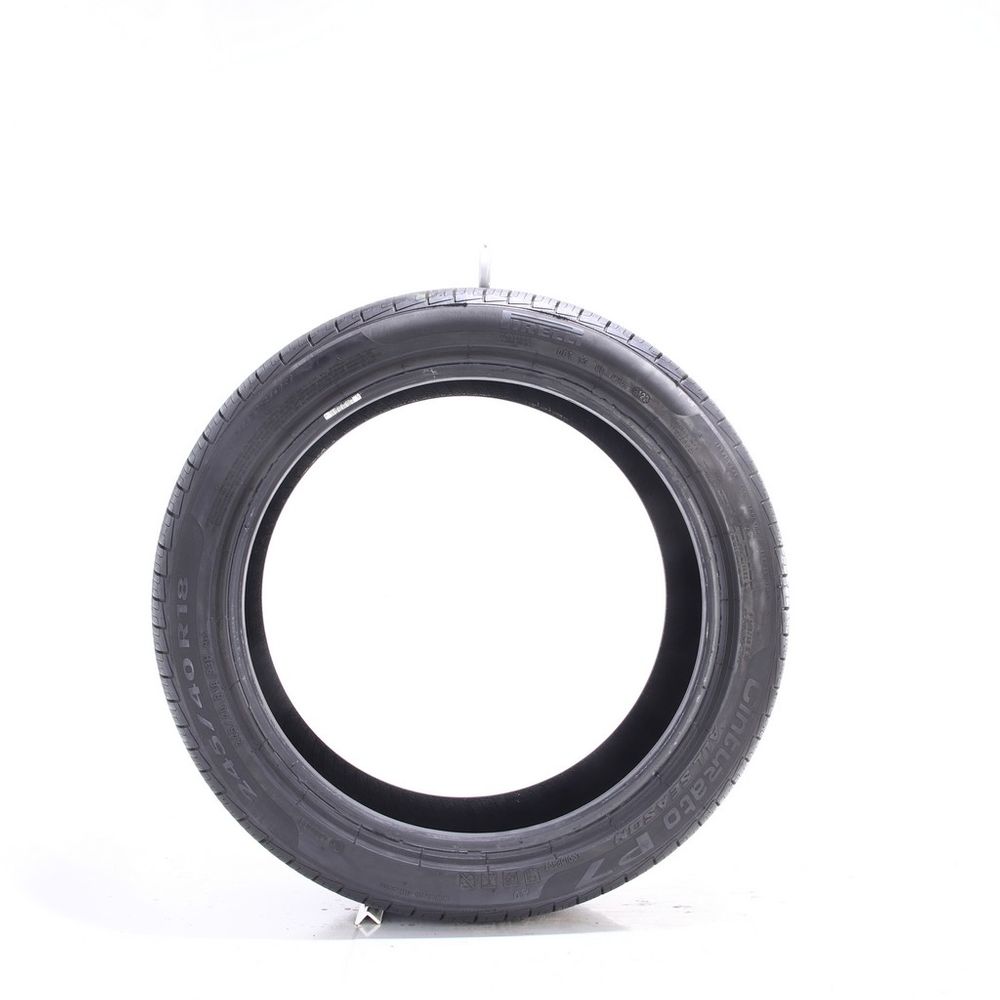 Set of (2) Used P 245/40R18 Pirelli Cinturato P7 AO 93H - 8-9/32 - Image 6