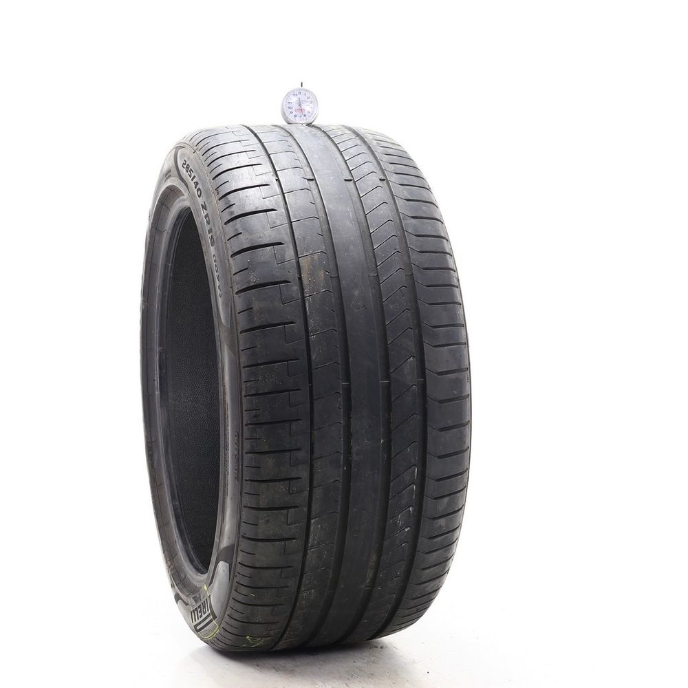 Set of (2) Used 285/40ZR19 Pirelli P Zero PZ4 107Y - 6-6.5/32 - Image 4