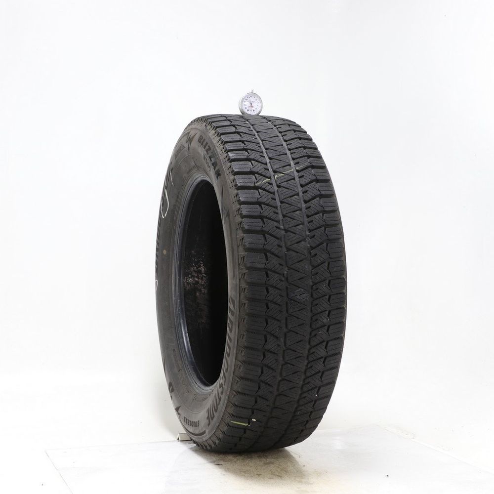 Set of (2) Used 225/65R17 Bridgestone Blizzak WS90 Studless 102H - 6/32 - Image 1