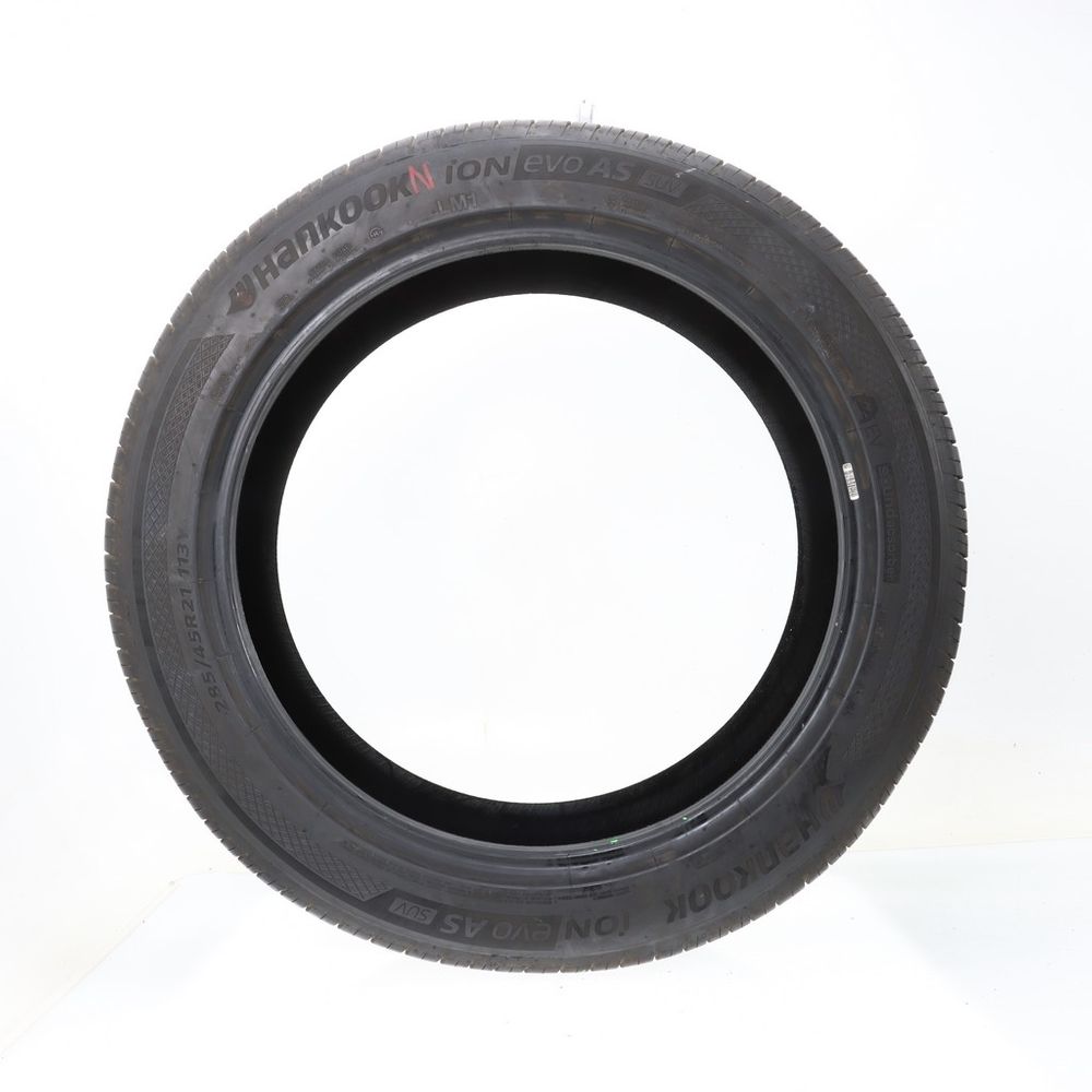 Set of (2) Used 285/45R21 Hankook iON evo AS SUV Sound Absorber EV LM1 113Y - 8-8.5/32 - Image 6