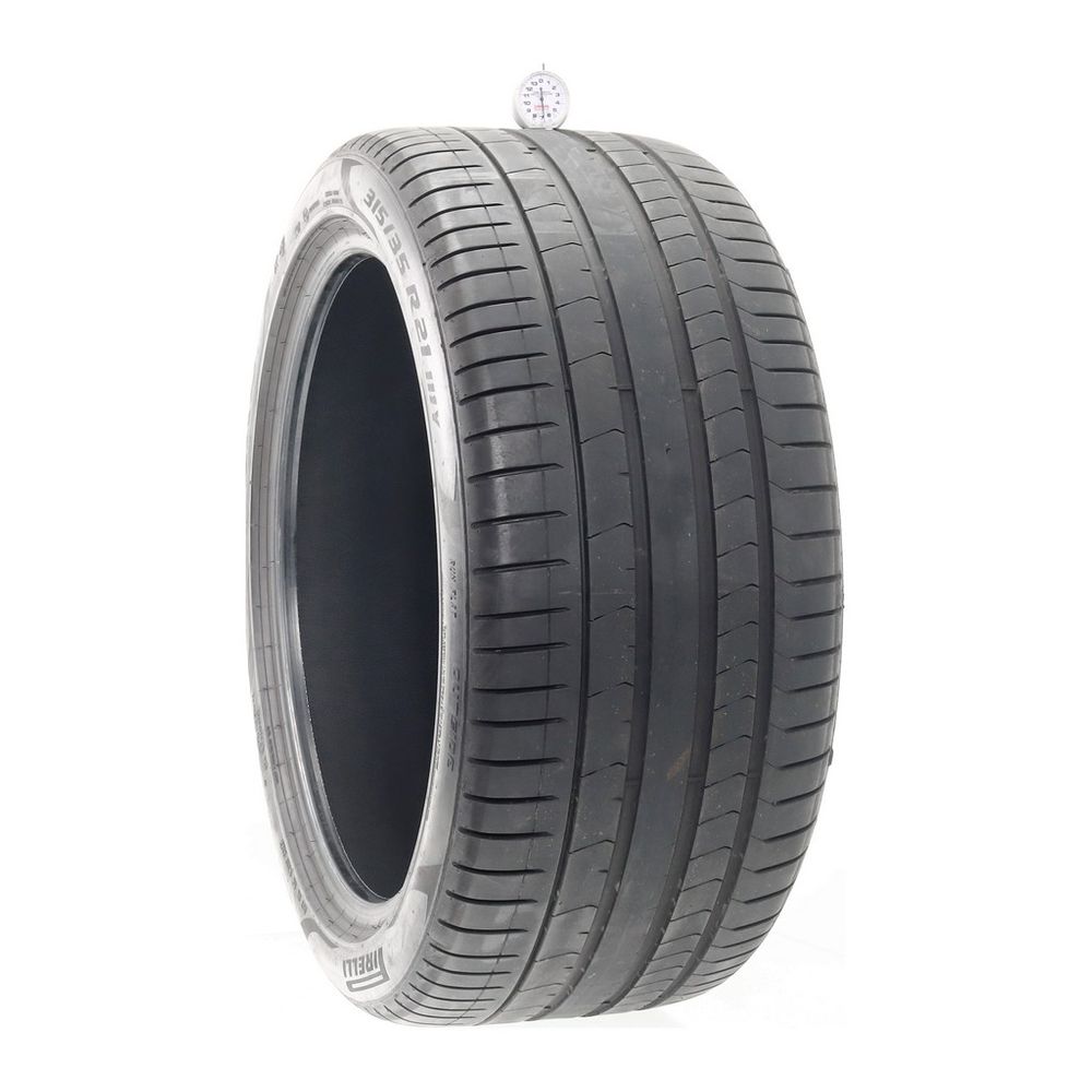 Set of (4) Used 315/35R21 Pirelli P Zero PZ4 Run Flat 111Y - 6-6.5/32 - Image 4