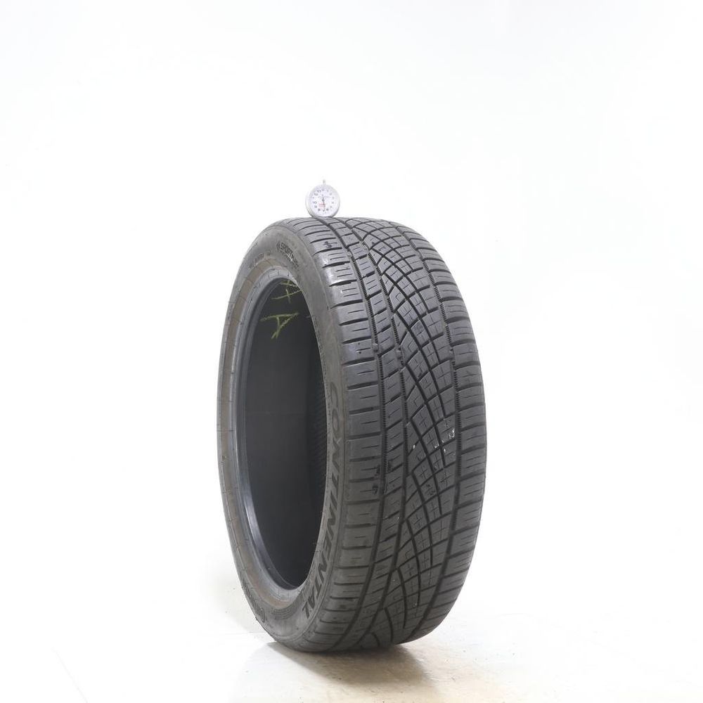 Set of (2) Used 215/45ZR18 Continental ExtremeContact DWS06 Plus 93Y - 6.5-7/32 - Image 1