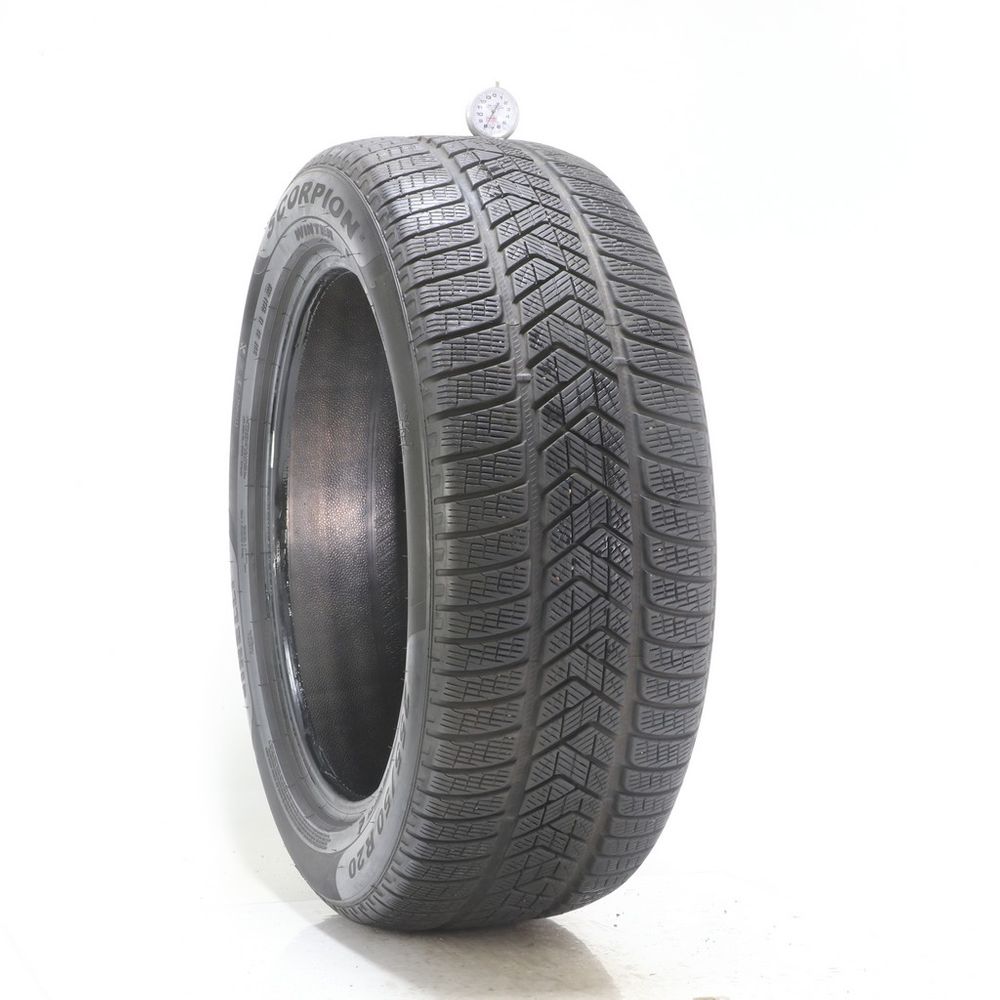 Set of (2) Used 255/50R20 Pirelli Scorpion Winter J 109V - 7.5-8/32 - Image 4