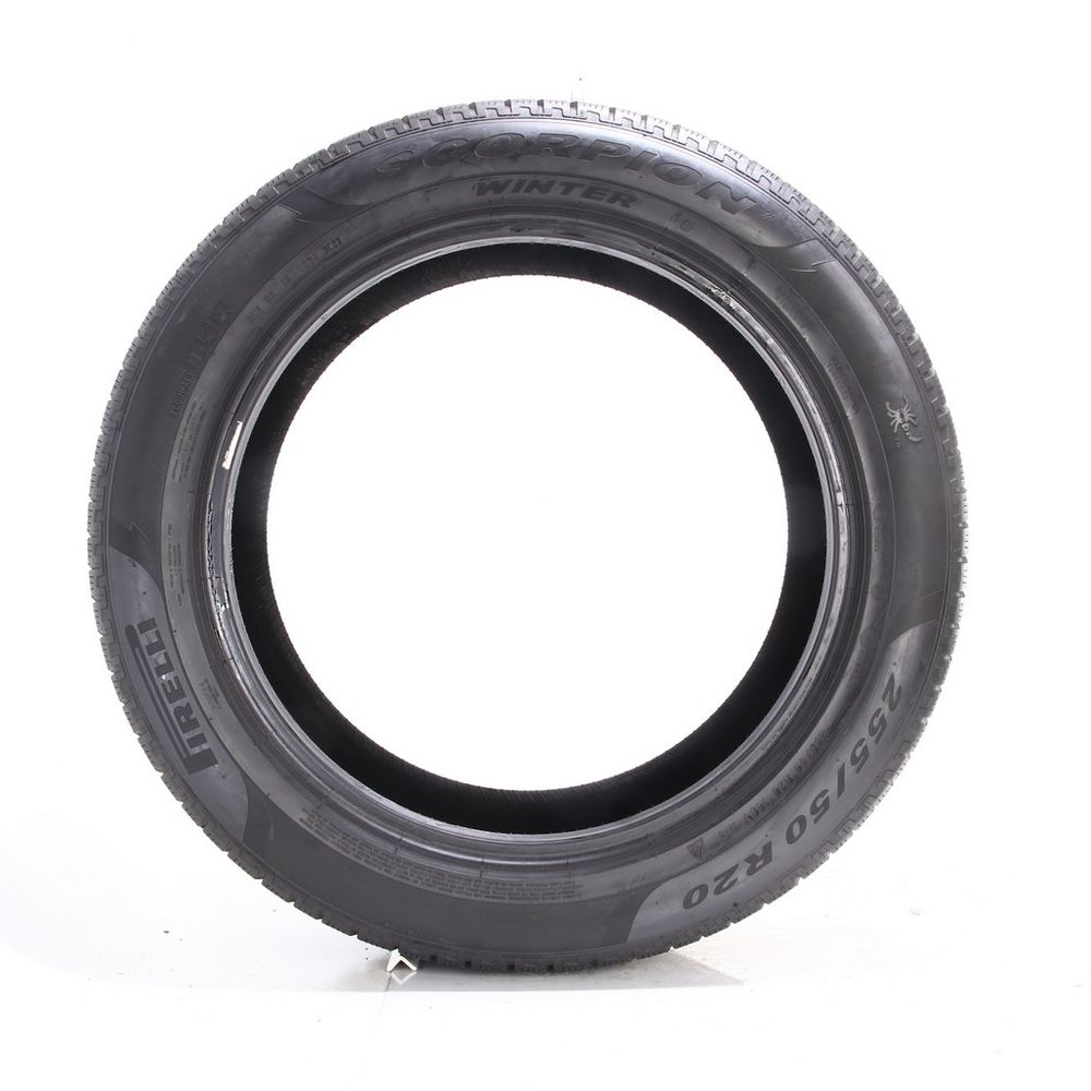 Set of (2) Used 255/50R20 Pirelli Scorpion Winter J 109V - 7.5-8/32 - Image 6