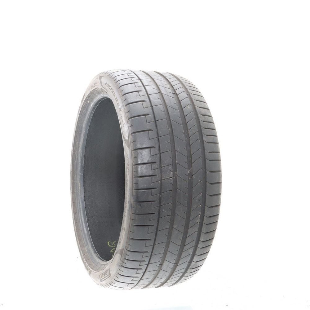 Set of (2) Driven Once 295/35R22 Pirelli P Zero PZ4 POL Elect 108V - 8.5/32 - Image 1