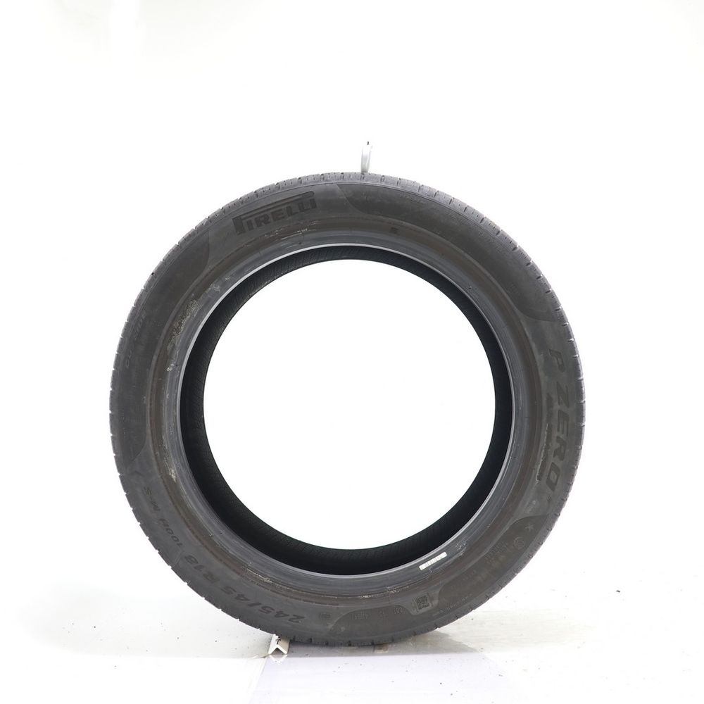 Set of (2) Used 245/45R18 Pirelli P Zero Run Flat 100H - 6.5-7/32 - Image 6