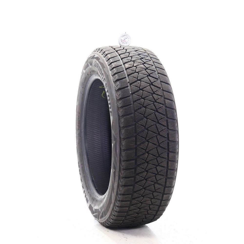 Set of (4) Used 225/60R18 Bridgestone Blizzak DM-V2 100S - 9-10/32 - Image 1