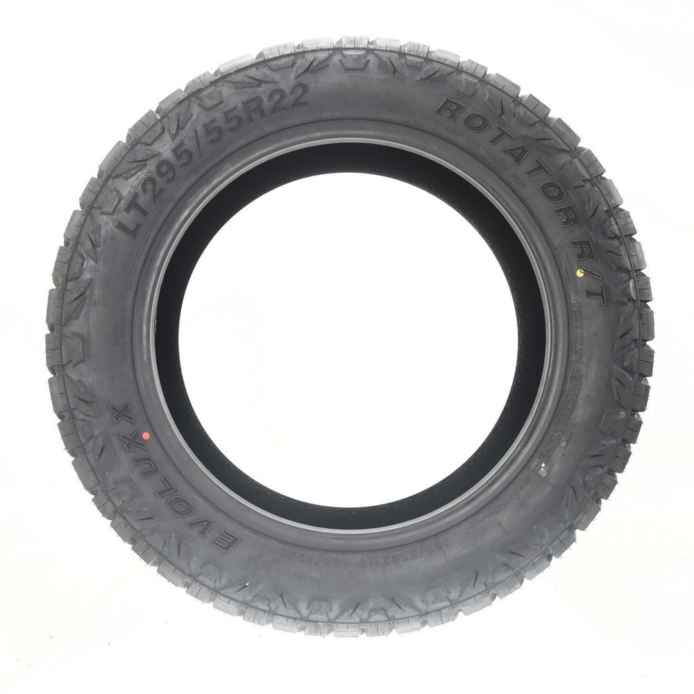 Set of (4) New LT 295/55R22 Evoluxx Rotator R/T 125/122Q E - Image 3