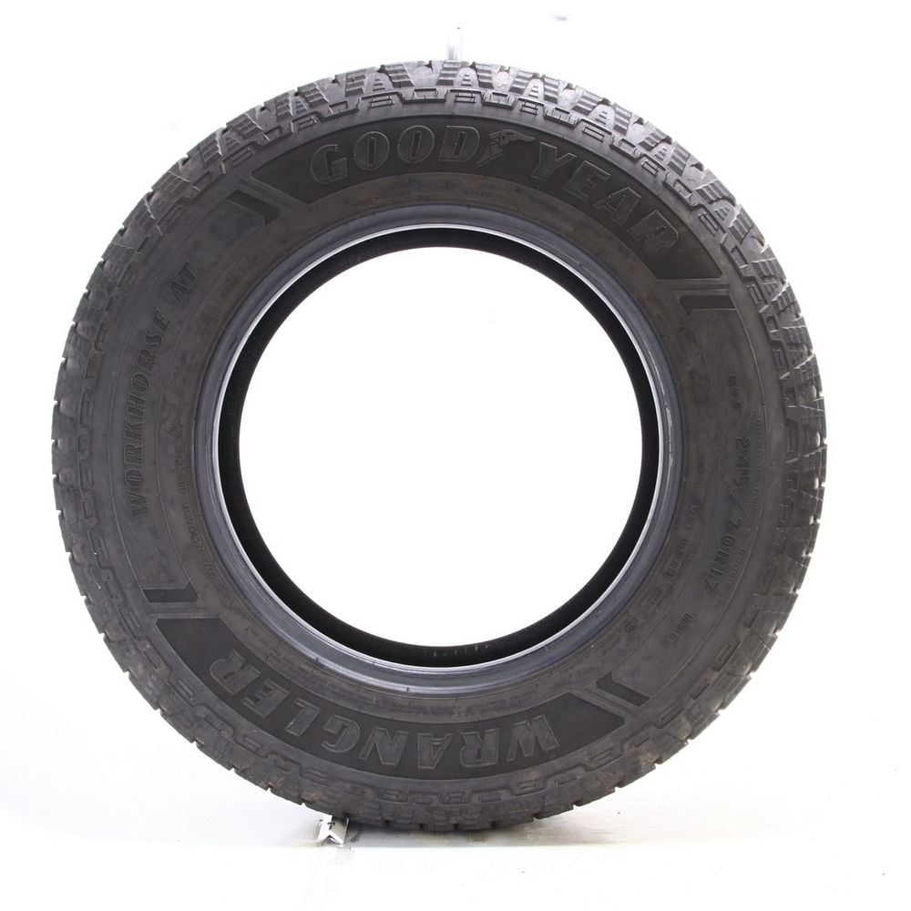 Set of (2) Used 245/70R17 Goodyear Wrangler Workhorse AT 110T - 8.5-9/32 - Image 6