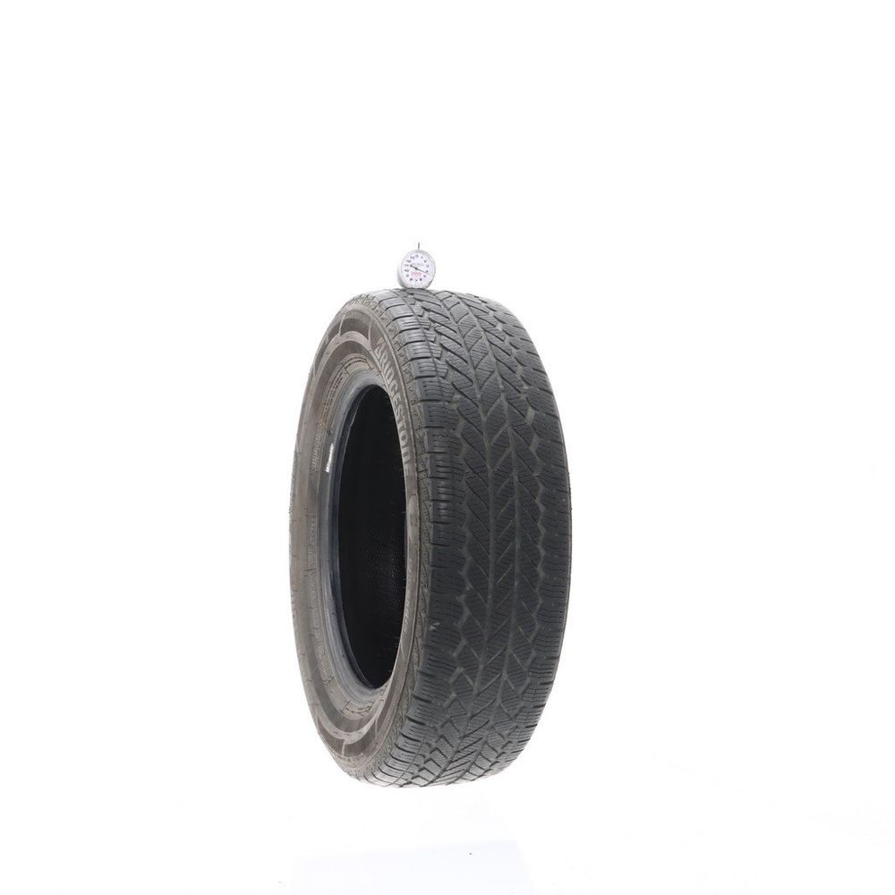 Set of (2) Used 195/65R15 Bridgestone WeatherPeak 91H - 4-5/32 - Image 1