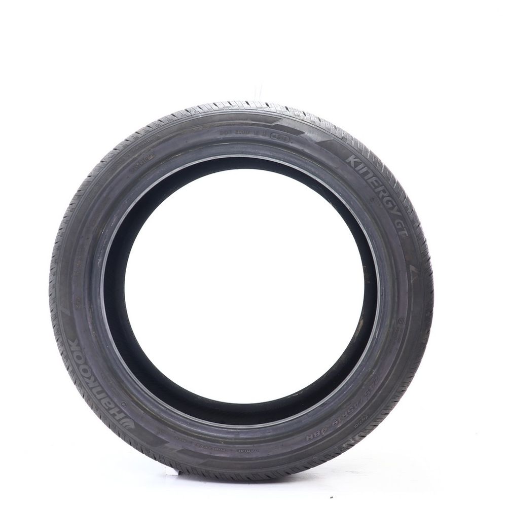 Set of (2) Used 245/45R19 Hankook Kinergy GT 98H - 9.5/32 - Image 3