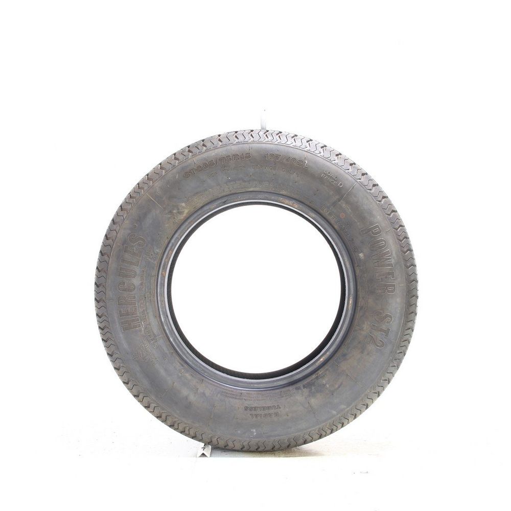 Set of (2) Used ST 205/75R15 Hercules Power ST2 107/102L D - 8.5-9/32 - Image 6