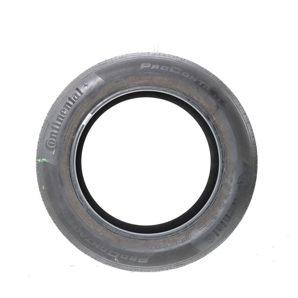 Set of (4) Used 225/60R18 Continental ProContact TX 100H - 5.5-7/32 - Image 3