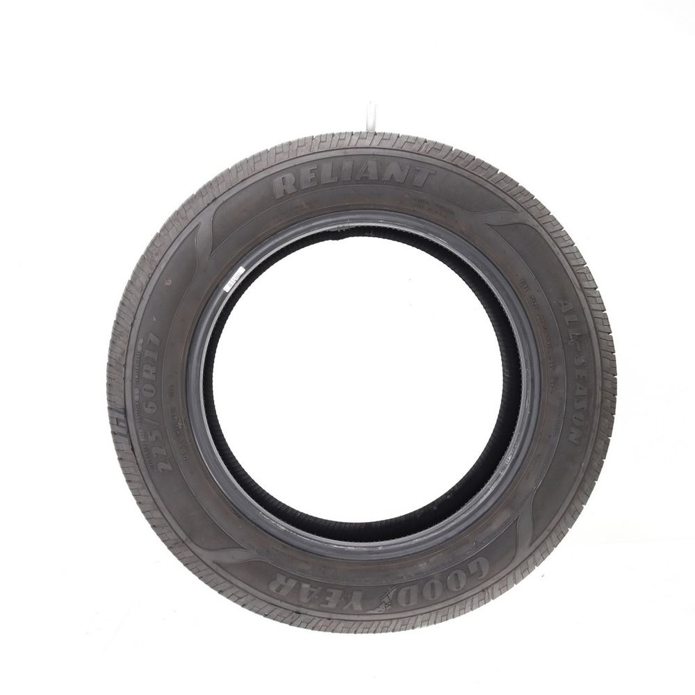 Set of (4) Used 225/60R17 Goodyear Reliant All-season 99V - 6.5-7.5/32 - Image 4