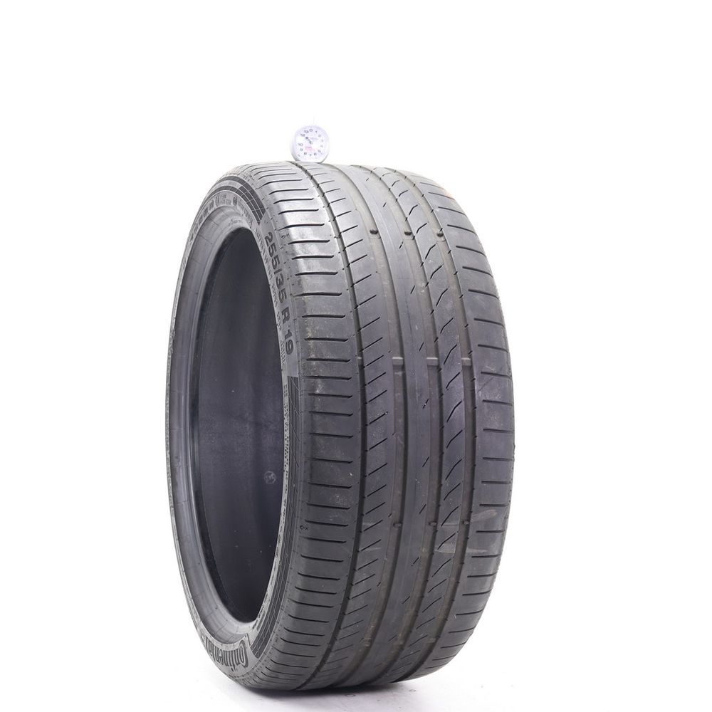 Used 255/35R19 Continental ContiSportContact 5P AO 96Y - 5/32 - Image 1