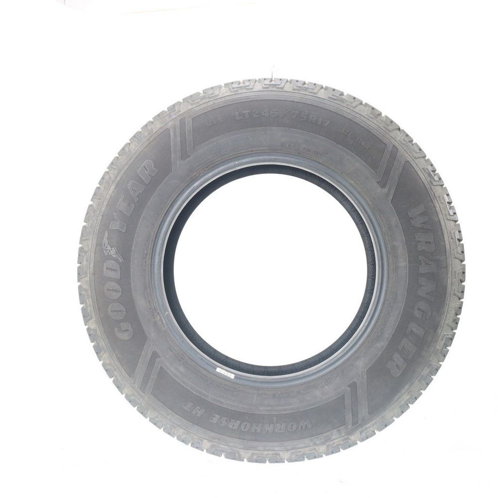 Set of (2) Used LT 245/75R17 Goodyear Wrangler Workhorse HT 121/118R E - 6.5-7/32 - Image 6
