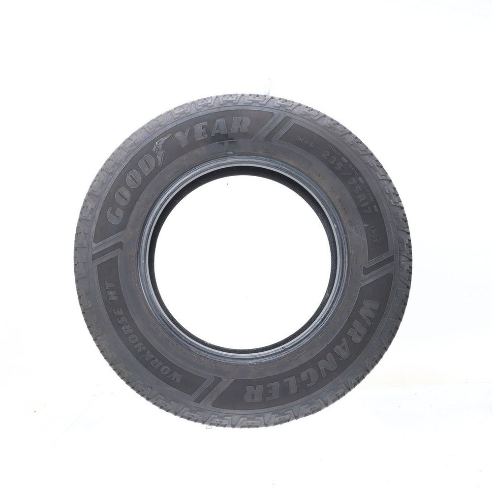 Set of (2) Used 235/75R17 Goodyear Wrangler Workhorse HT 109T - 7.5-8/32 - Image 6