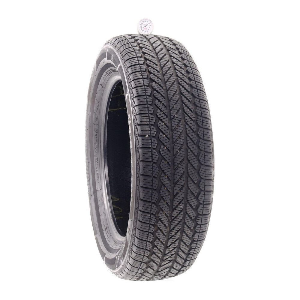 Set of (2) Used 225/60R18 Bridgestone WeatherPeak 100H - 9-10/32 - Image 1