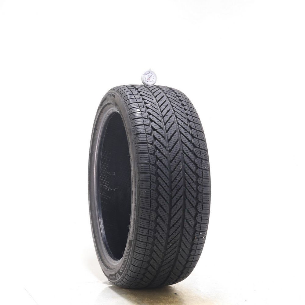 Set of (2) Used 235/40R19 Bridgestone WeatherPeak 96V - 8.5-9/32 - Image 1