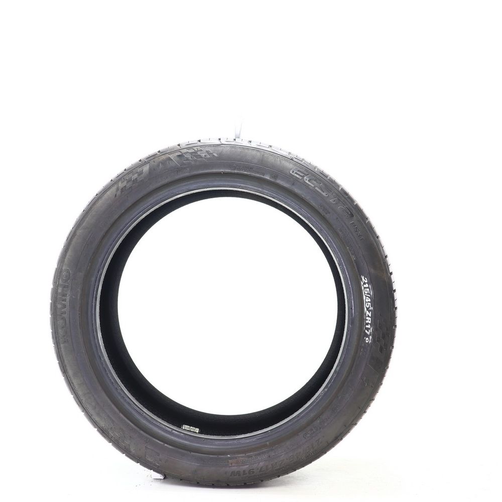 Set of (2) Used 215/45ZR17 Kumho Ecsta PS31 91W - 8-9.5/32 - Image 3