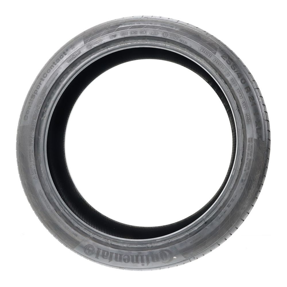 Set of (4) Used 255/40R21 Continental ContiSportContact 5 ContiSeal 102Y - 6.5/32 - Image 3