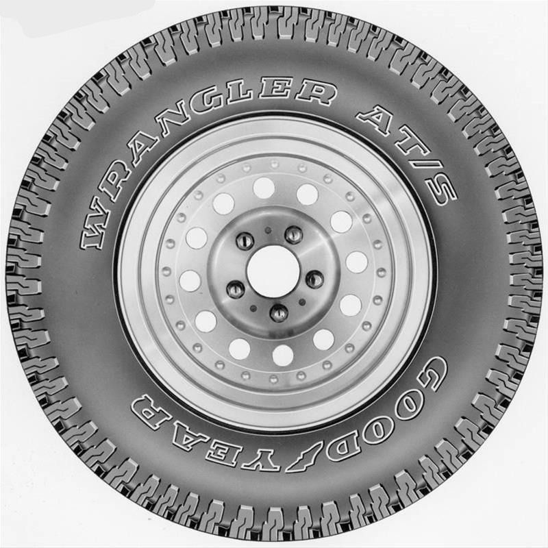 Set of (2) New P 265/70R17 Goodyear Wrangler AT/S 113S - Image 2