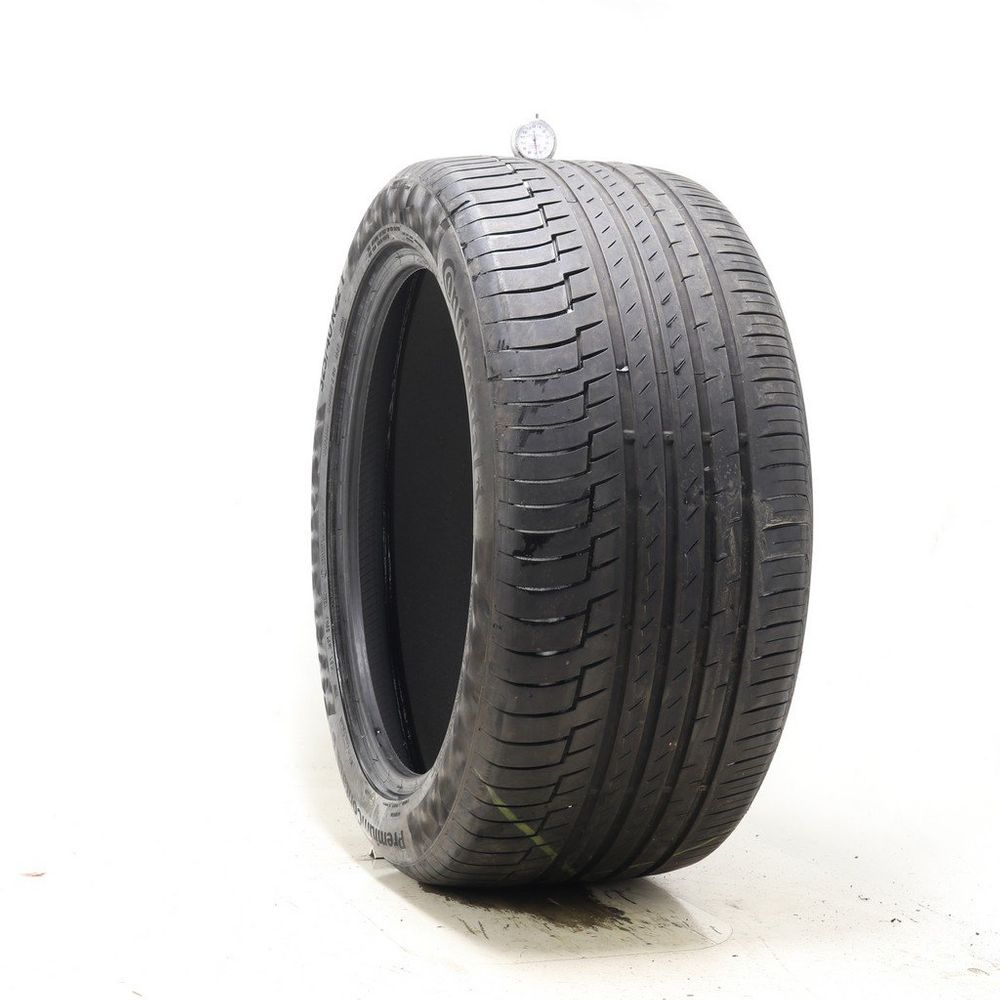 Set of (2) Used 325/40R22 Continental PremiumContact 6 MO-S ContiSilent 114Y - 6.5/32 - Image 1