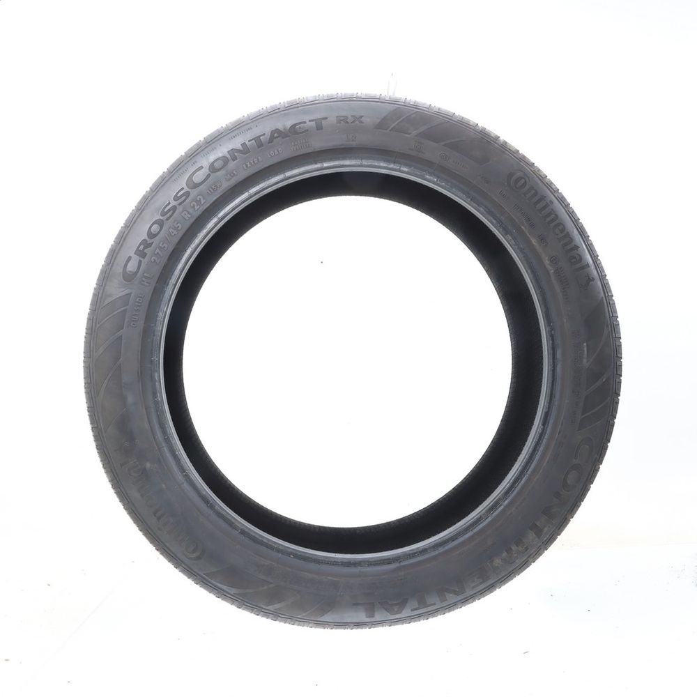Set of (2) Used 275/45R22 Continental CrossContact RX LR 115W - 5-6/32 - Image 3