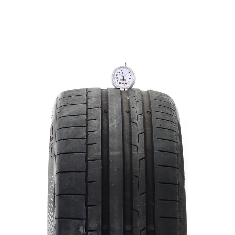 Set of (2) Used 255/40ZR21 Continental SportContact 6 102Y - 6.5-7.5/32 - Image 2