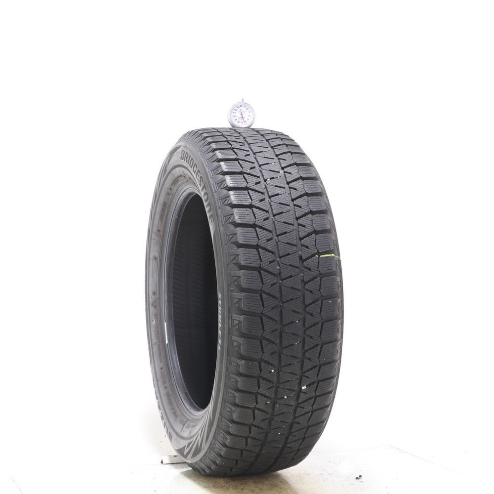 Set of (2) Used 205/60R16 Bridgestone Blizzak WS80 92H - 6.5-7/32 - Image 1
