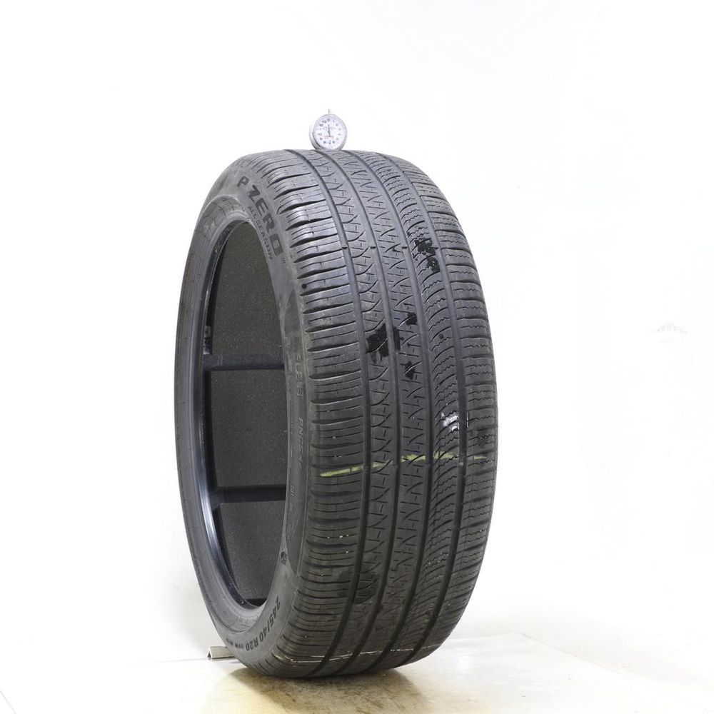 Set of (2) Used 245/40R20 Pirelli P Zero Elect PNCS 99W - 6-6.5/32 - Image 4