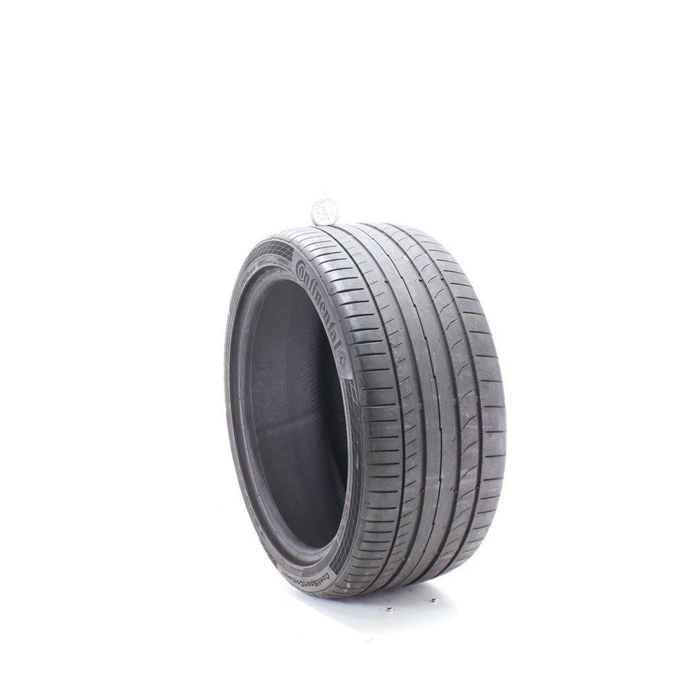 Set of (2) Used 255/35ZR18 Continental ContiSportContact 5P MO 94Y - 6-7.5/32 - Image 1