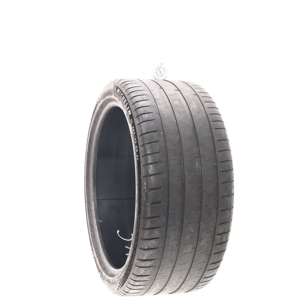 Used 285/35ZR21 Michelin Pilot Sport 4 S MO1 108Y - 5.5/32 - Image 1