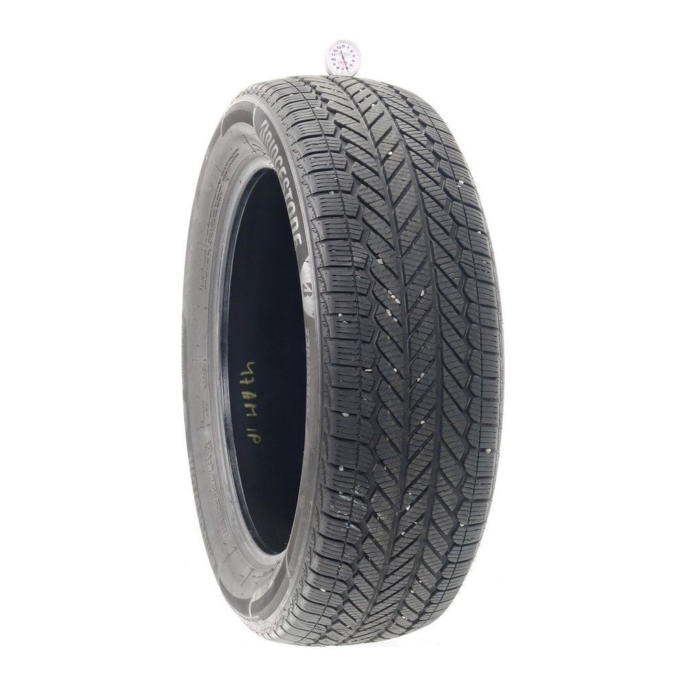 Set of (2) Used 235/55R20 Bridgestone WeatherPeak 102H - 6-7/32 - Image 1