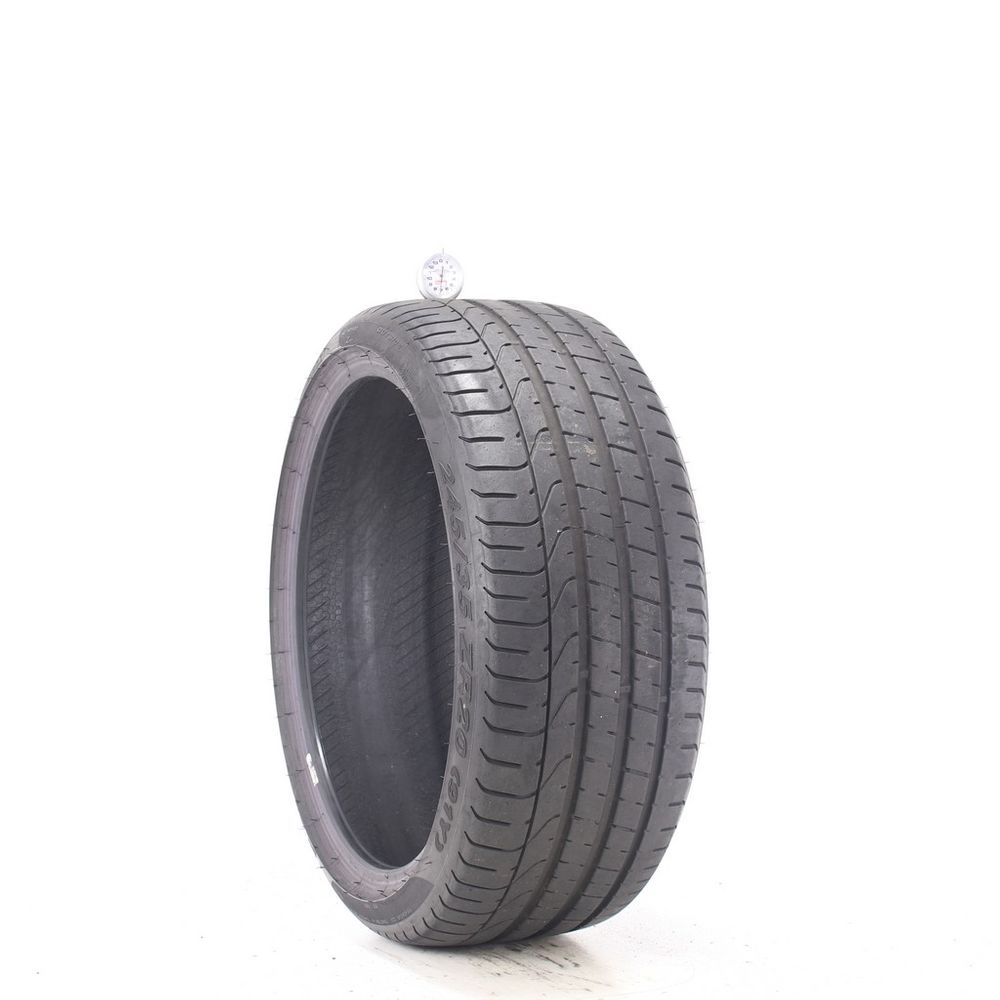 Set of (2) Used 245/35ZR20 Pirelli P Zero N1 91Y - 7-8/32 - Image 1